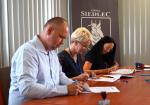 Podpisano umowę na wykonanie zadania pn. „Modernizacja sali sportowej w Siedlcu”