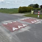 Próg zwalniający w Kiełpinach