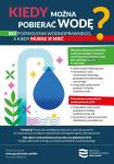 Kiedy można pobierać wodę? 